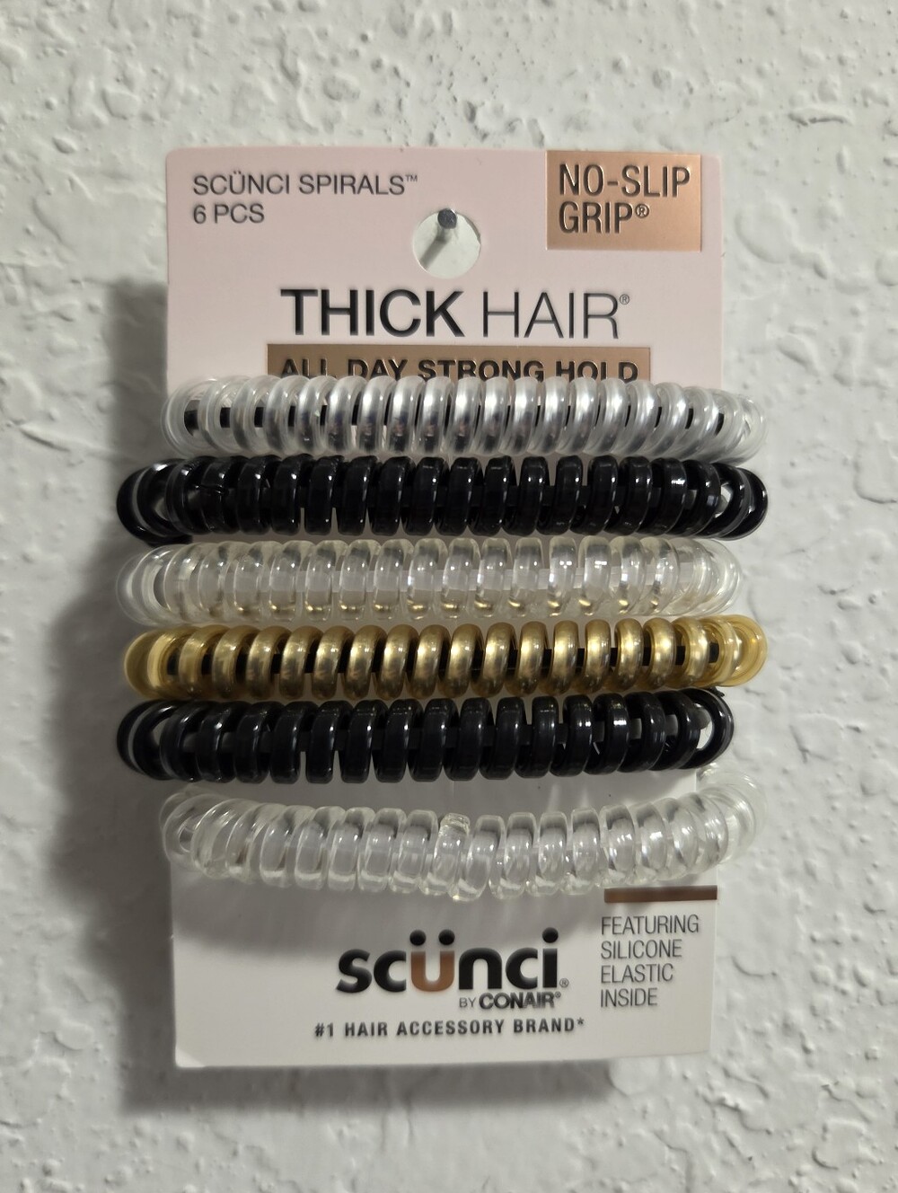 Givy Item - Scunci Spiral Thick Hair Ponytail Holders